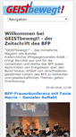 Mobile Screenshot of geistbewegt.de